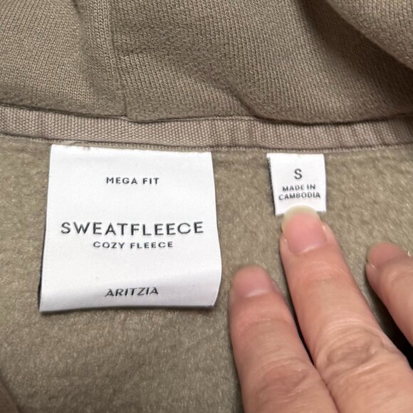 NWOT Aritzia Cozy Sweatfleece Mega Raglan™ Hoodie - Picture 8 of 10
